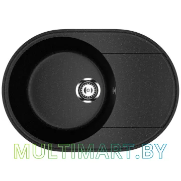 Кухонная мойка Practik PR-M 610-004 (черный оникс)
